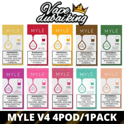 MYLE V4 Pods Dubai | Original MYLE Pods in UAE 240 Puffs
