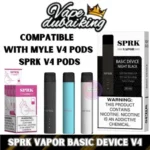 SPRK Vapor Basic Device Dubai | Myle V4 Compatible Pod System 240 Puffs - Image 5