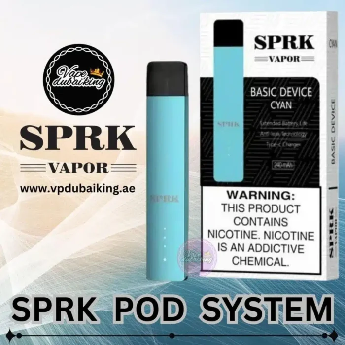 SPRK Vapor Basic Device Dubai | Myle V4 Compatible Pod System 240 Puffs - Image 2