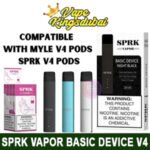 SPRK Vapor Basic Device Dubai | Myle V4 Compatible Pod System 240 Puffs