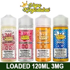 LOADED 120ML E-LIQUID ALL FLAVORS 3MG