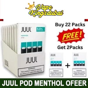 Juul Pods Menthol 5% Offer In Dubai, UAE