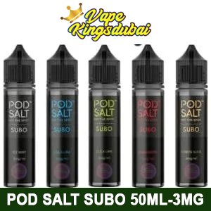 Pod Salt E-Liquid | Subo E-Juice 50ml 3mg